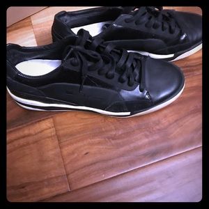 Men’s black Puma McQueen leather sneakers